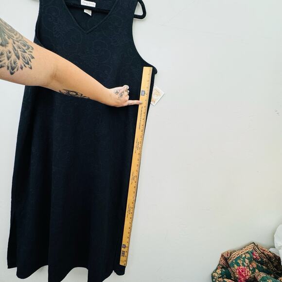 Intimate Essentials Black Sleeveless Evening Dress Women’s Size 1X - Picture 4 of 7